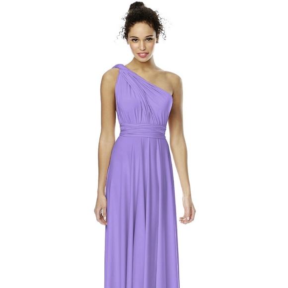 NWT Dessy Luxtwist Wrap Dress Bridesmaids Prom - Picture 3 of 8
